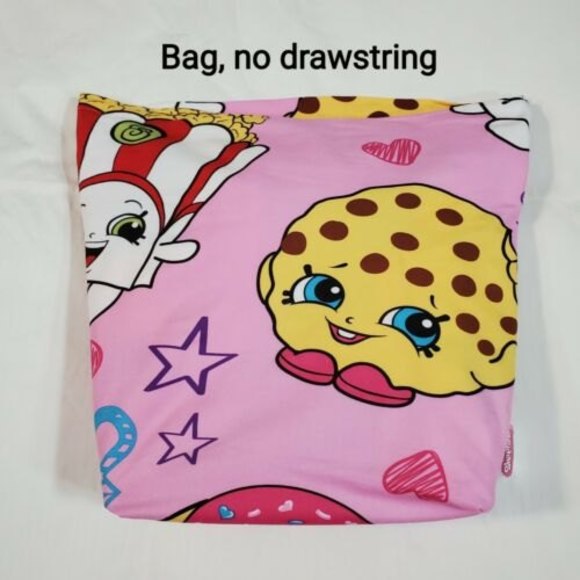 Shopkins 2 Piece Twin Quilt Comforter Sham Set Reverse Bedroom Sleepover 64x86" - Picture 6 of 10
